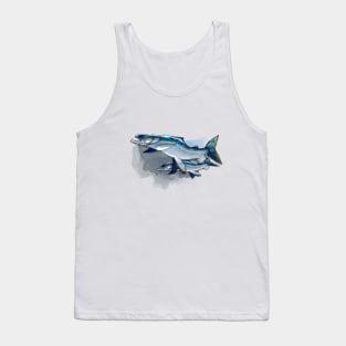 Salmon Salar Tank Top